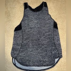 Lululemon Sculpt Tank II in Soundwave White Black